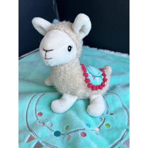 Mary Meyer Llama Lovey Blanket Plush Toy Nursery Baby Infant Blanky - Picture 2 of 6